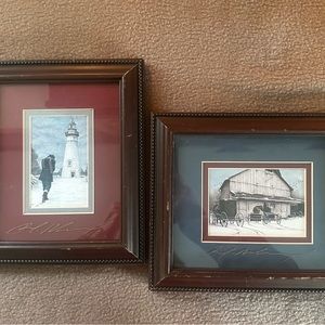 Pair of signed Ben Richmond prints